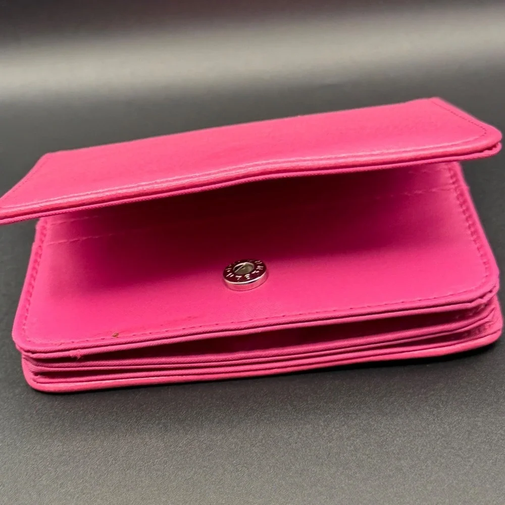 Bright Pink Clutch‎ Handbag with Matching Wallet Set